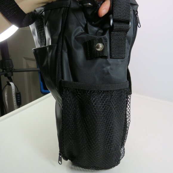 Diaper Bag Black New w/o Tags Water Resistant Hand & Shoulder Strap - Picture 9 of 12